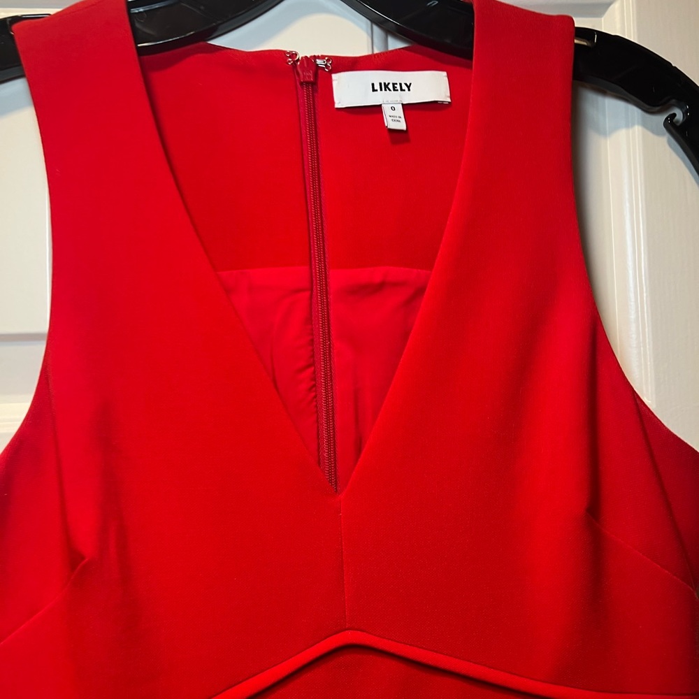 LIKELY Red dress